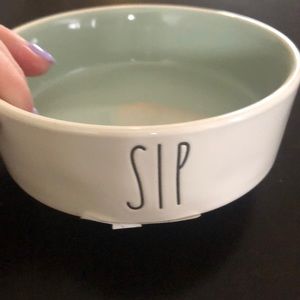 Rae Dunn Cat Water Dish- Sip